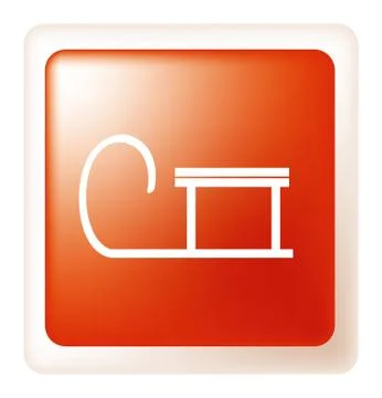 Christmas button Stock Illustration