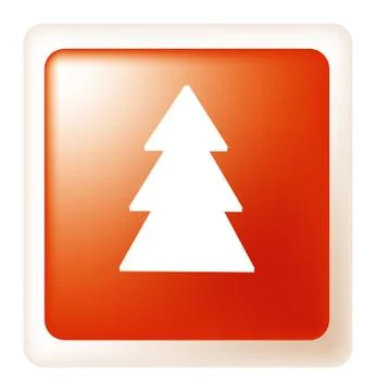 Christmas button Stock Illustration