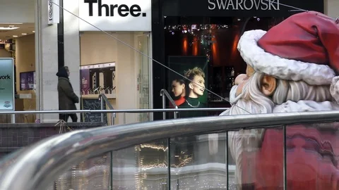 Christmas, Cabot Circus Stockbeeldmateriaal 121122490