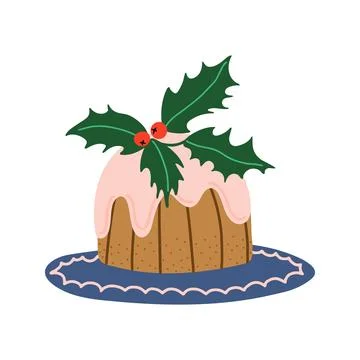 Christmas cake Stock Illustration