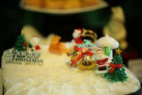 Christmas Cake 库存照片