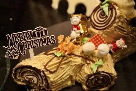 Christmas Cake 库存照片