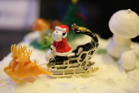 Christmas Cake Foto stock