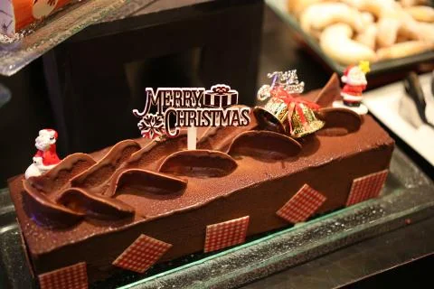 Christmas Cake 库存照片