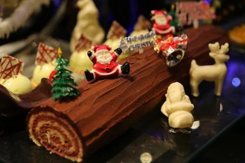 Christmas Cake Foto stock