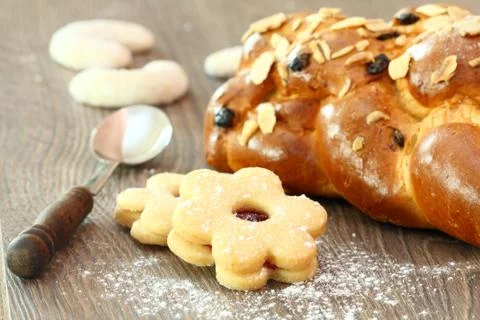Christmas cake Stock Photos