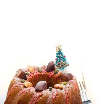 Christmas cake Stock Photos