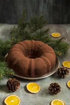 Christmas cake Фото