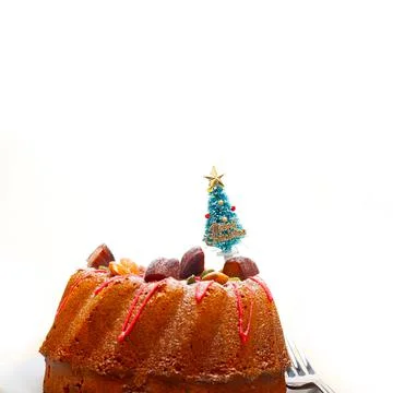 Christmas cake Stock Photos
