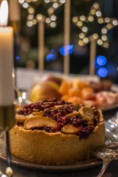 Christmas cake Stock Photos