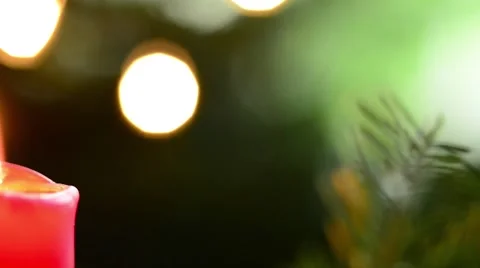 Christmas candle alternative 動画素材 44903415