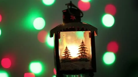 Christmas candle Stock Footage 19267600