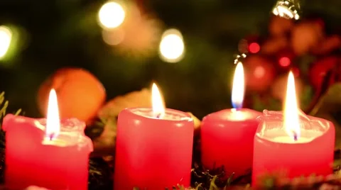 Christmas candle 動画素材 45252347