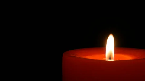 Christmas candle Stockbeeldmateriaal 58672064