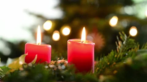 Christmas candle slow 動画素材 44903290