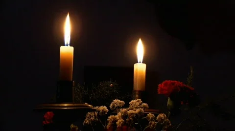 Christmas candles Stock Footage 266357