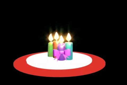 Christmas candles 動画素材 574729