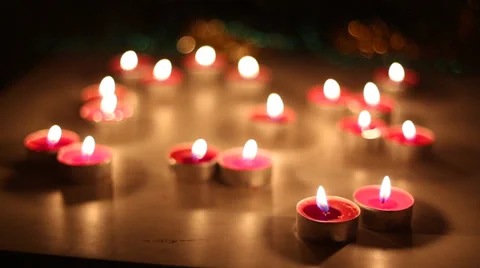 Christmas candles Видео 33568664