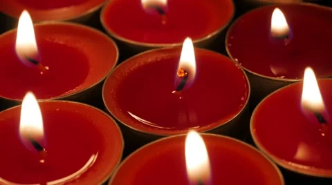 Christmas candles Stockbeeldmateriaal 58629061