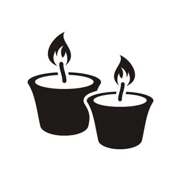 Christmas candles Иллюстрация