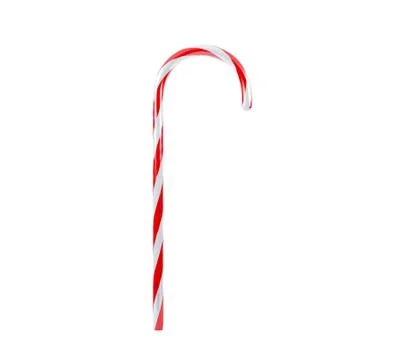 Christmas candy cane, 3D rendering Stock Illustration