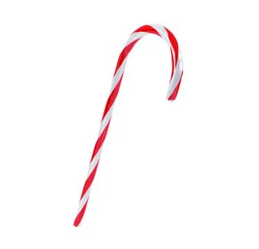 Christmas candy cane, 3D rendering Stock Illustration