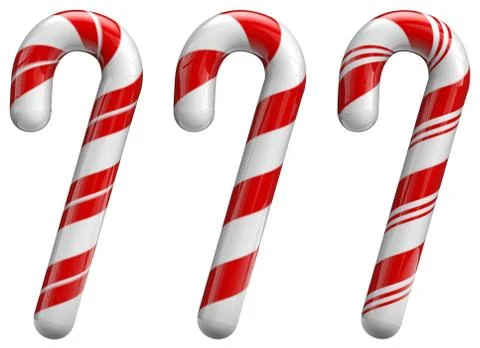 Christmas candy cane Stock Illustration