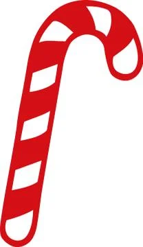 Christmas candy cane Stock Illustration