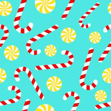 Christmas candy cane Stock Illustration