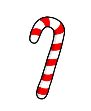 Christmas Candy Cane Stock Illustration