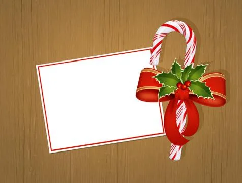 Christmas candy cane Stock Illustration