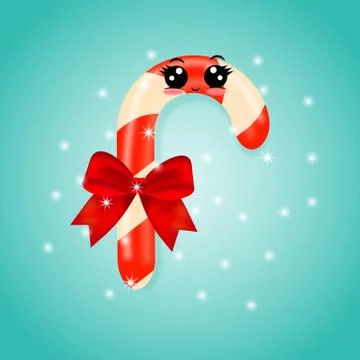 Christmas candy cane Stock Illustration