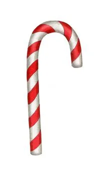 Christmas candy cane. Stock Illustration