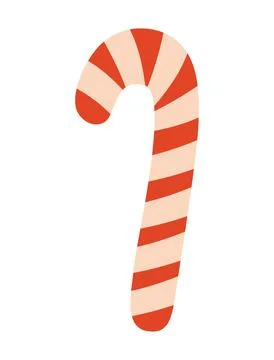 Christmas candy cane Stock Illustration