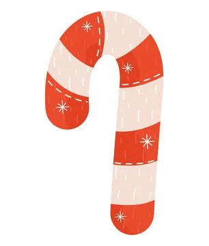 Christmas candy cane Stock Illustration