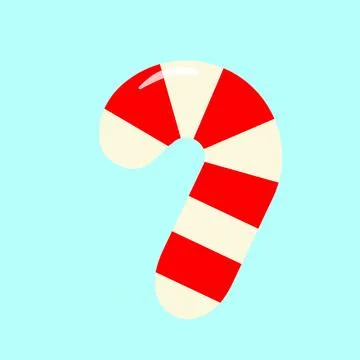 Christmas candy cane Stock Illustration