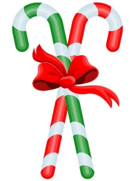 Christmas candy cane Stock Illustration