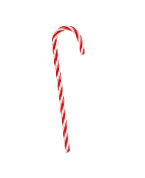 Christmas candy cane isolated Stock Photos