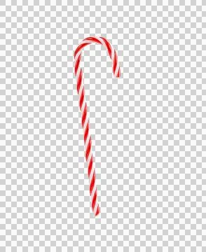 Christmas candy cane isolated Stock Photos