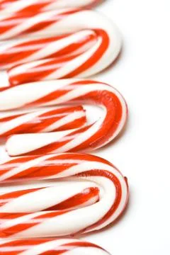 Christmas candy cane Stock Photos