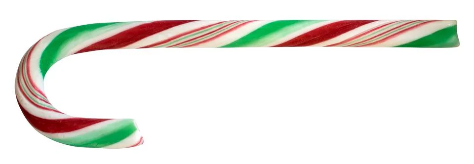 Christmas candy cane Stock Photos