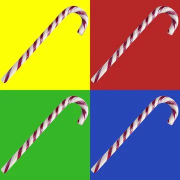Christmas Candy Cane Foto stock