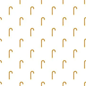 Christmas candy cane repeating pattern illustration Illustrazione stock