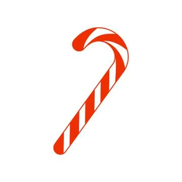 Christmas Candy Cane Vector Illustration Stock Illustration