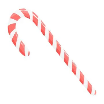 Christmas candy cane. Vector isolated illustration Stock Illustration