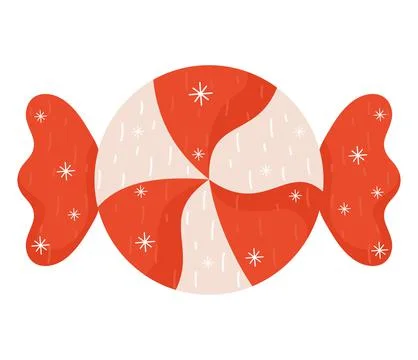 Christmas candy design Illustrazione stock