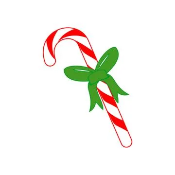 Christmas Candy Gift Vector Illustration Stock Illustration