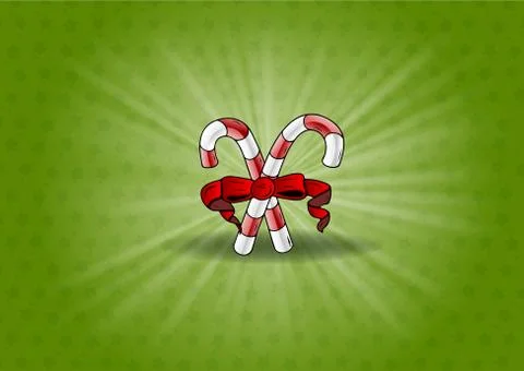 Christmas candy Stock Illustration
