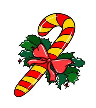 Christmas candy Stockillustratie