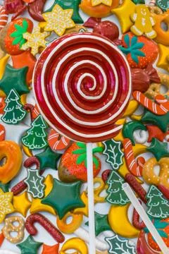 Christmas candy Stock Photos